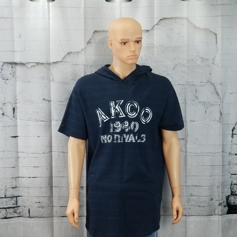 AKOO Men's S/S Knit Hoodie